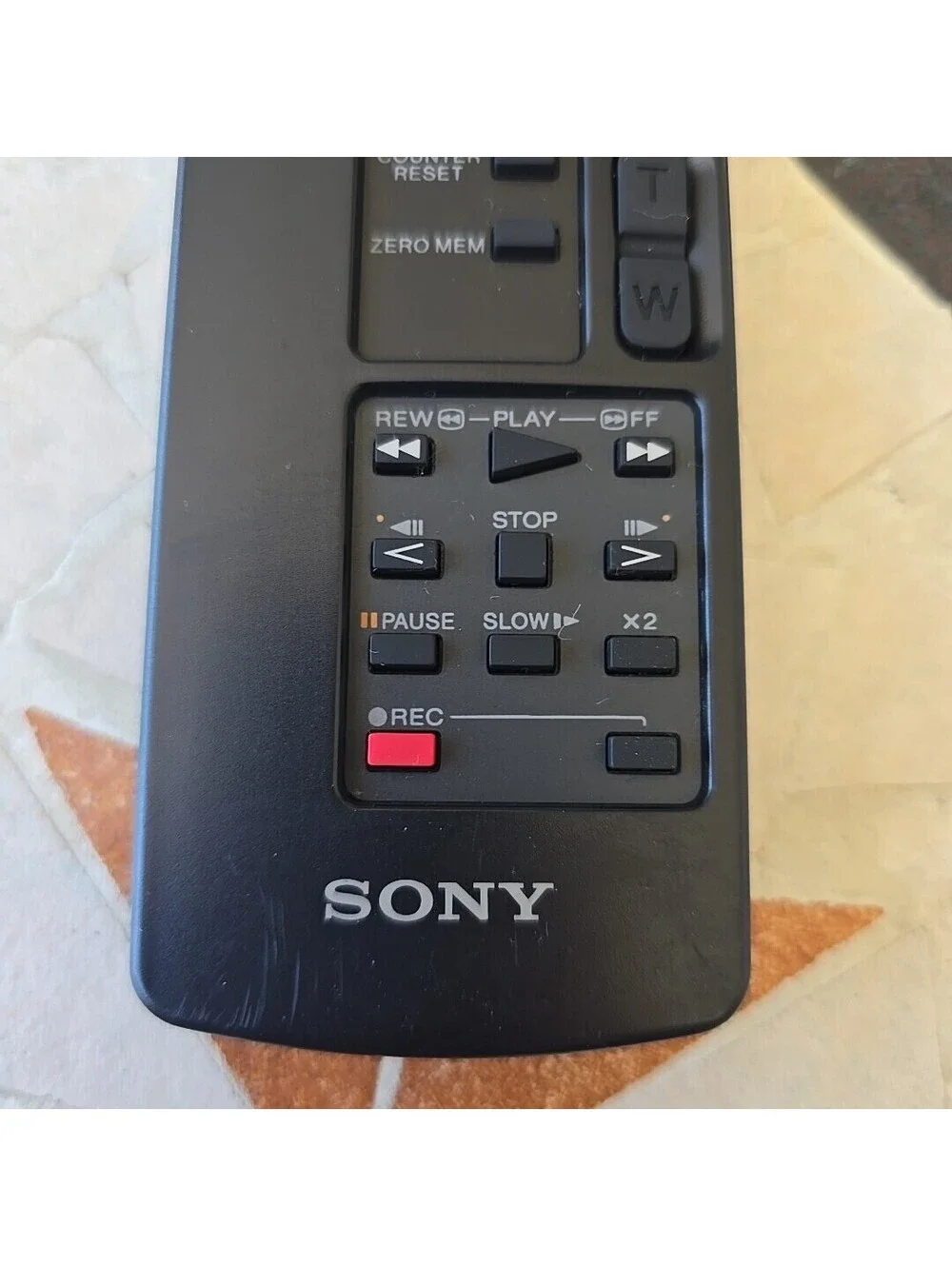 Sony remote has